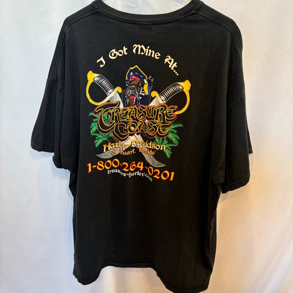 Harley Davidson Gildan 'I Got Mine At' Treasure Coast Stuart Graphic Tee Size 2X